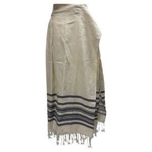 Weekend Max Mara Targa Midi Skirt in White Linen